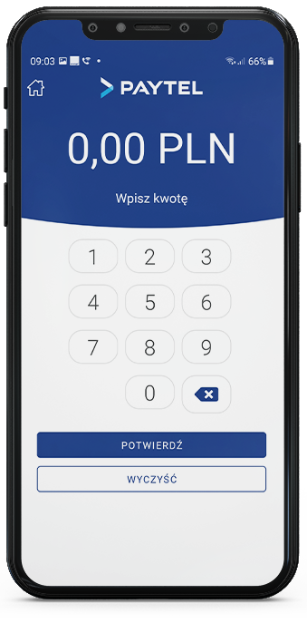 Wprowadź kwotę transakcji